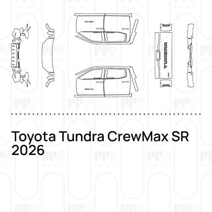 Pre-Cut PPF Toyota Tundra CrewMax SR 2026