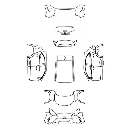 Pre-Cut PPF Toyota Yaris Cross Design 2025 - PPF-Kits