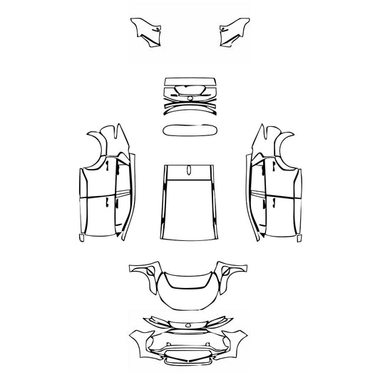 Pre-Cut PPF Toyota bZ4X 2022 - PPF-Kits