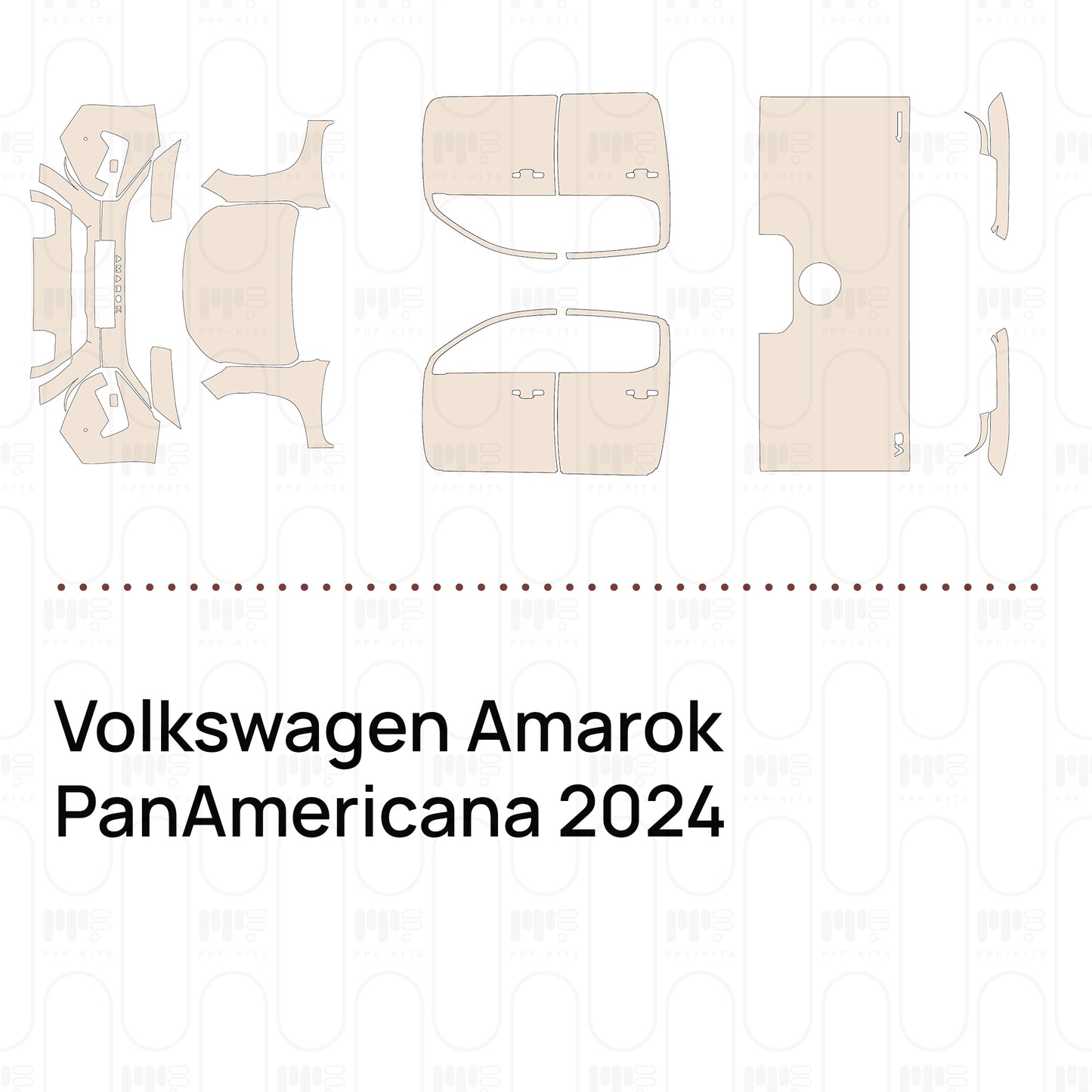 Pre-Cut PPF Volkswagen Amarok PanAmericana 2024