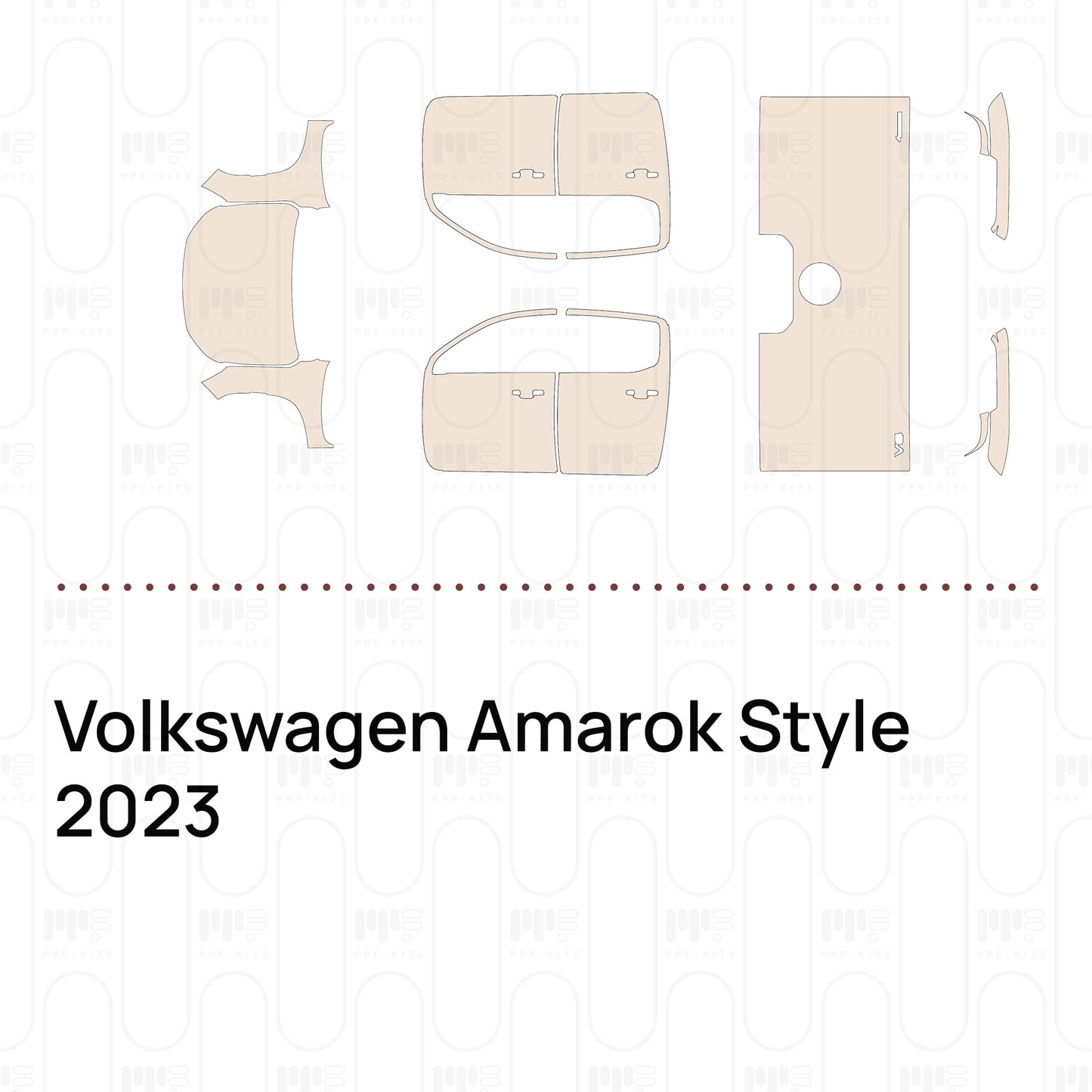 Pre-Cut PPF Volkswagen Amarok Style 2023