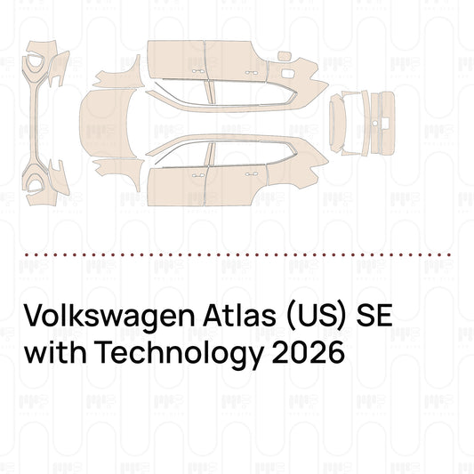 Pre-Cut PPF Volkswagen Atlas (US) SE with Technology 2026