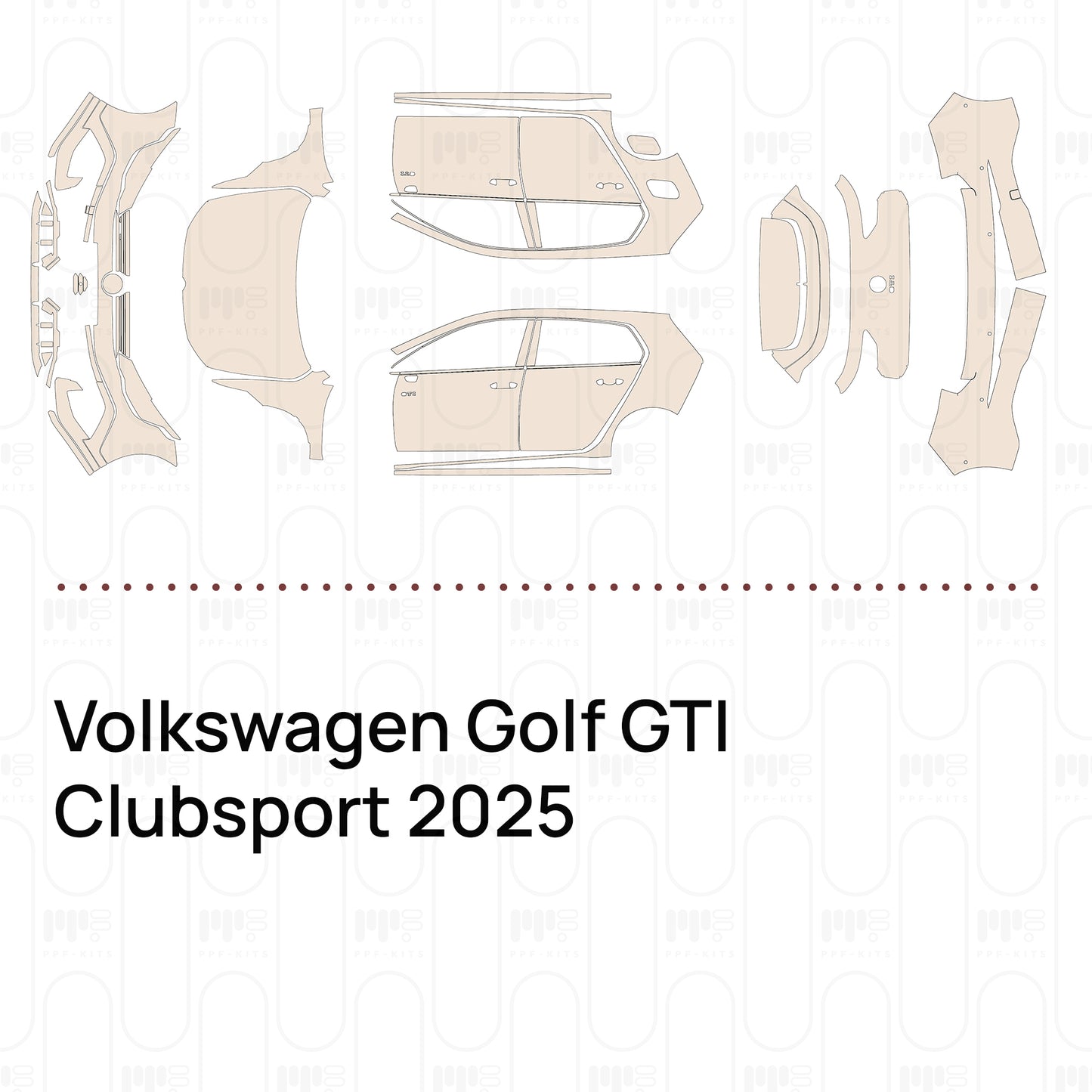 Pre-Cut PPF Volkswagen Golf GTI Clubsport 2025