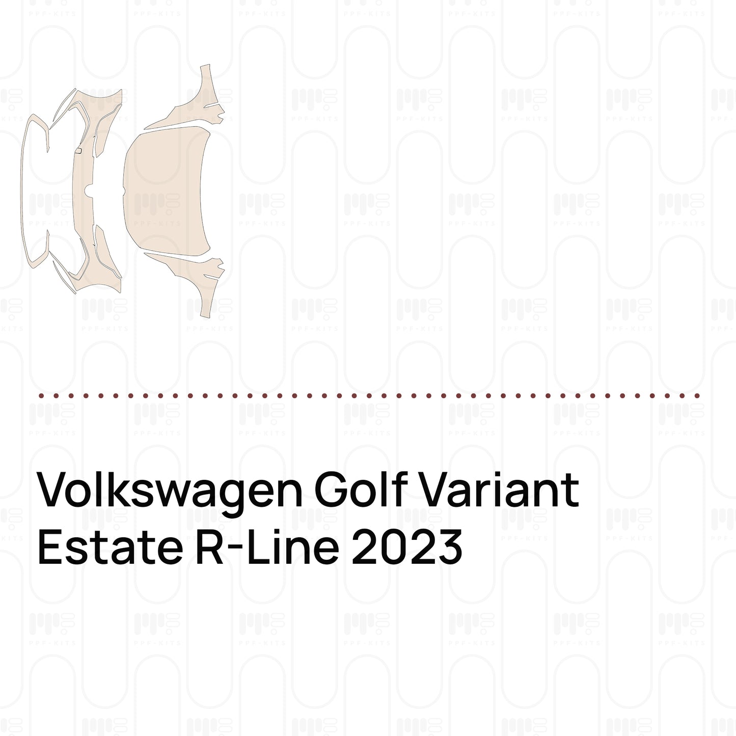 Pre-Cut PPF Volkswagen Golf Variant Estate R-Line 2023