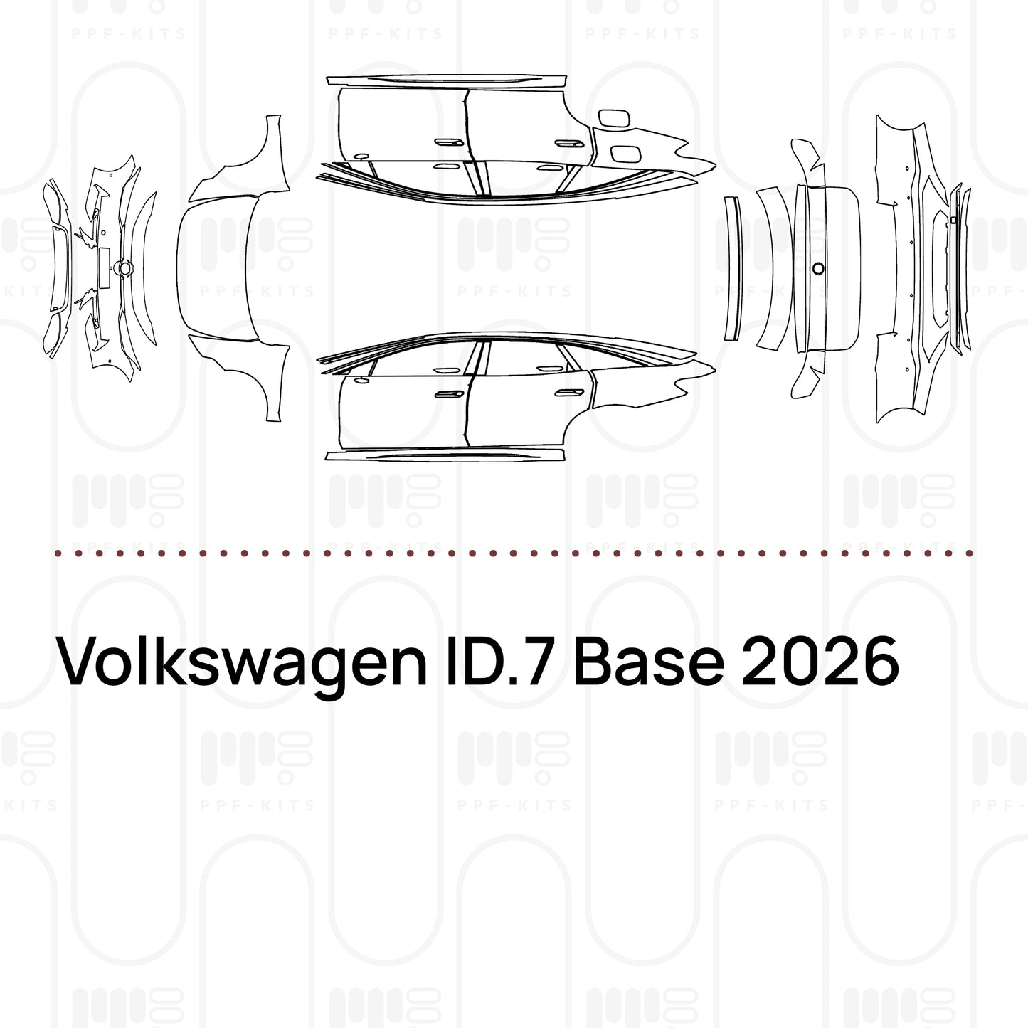 Pre-Cut PPF Volkswagen ID.7 Base 2026