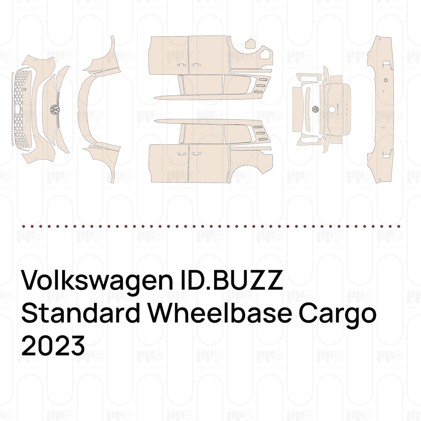 Pre-Cut PPF Volkswagen ID.BUZZ Standard Wheelbase Cargo 2023
