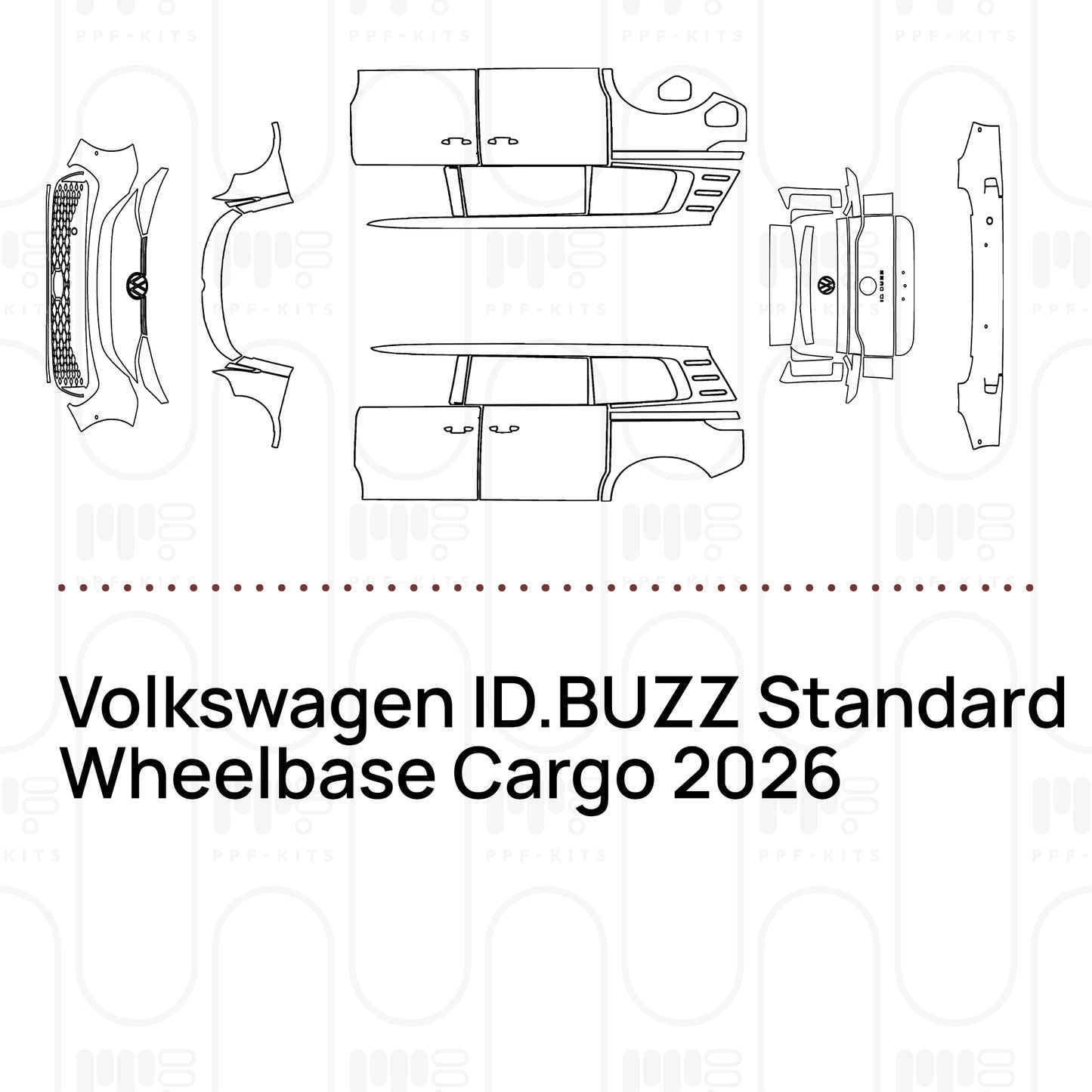 Pre-Cut PPF Volkswagen ID.BUZZ Standard Wheelbase Cargo 2026