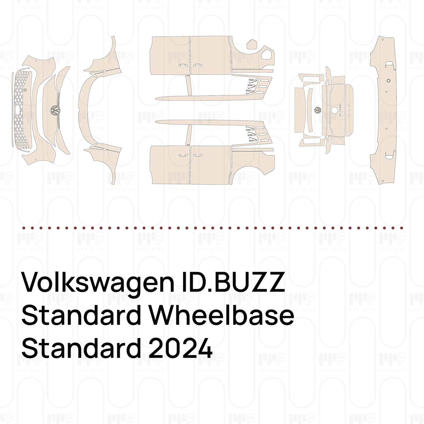 Pre-Cut PPF Volkswagen ID.BUZZ Standard Wheelbase Standard 2024