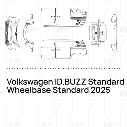 Pre-Cut PPF Volkswagen ID.BUZZ Standard Wheelbase Standard 2025