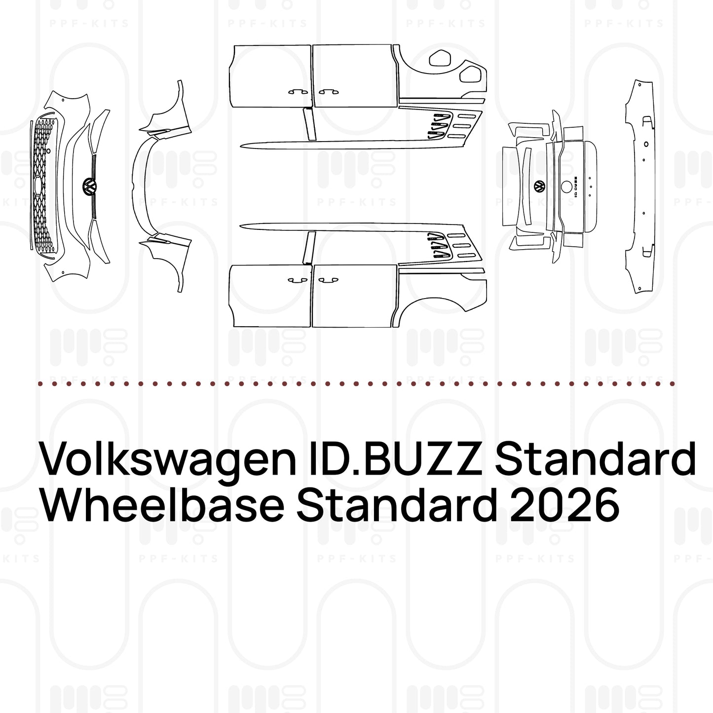 Pre-Cut PPF Volkswagen ID.BUZZ Standard Wheelbase Standard 2026