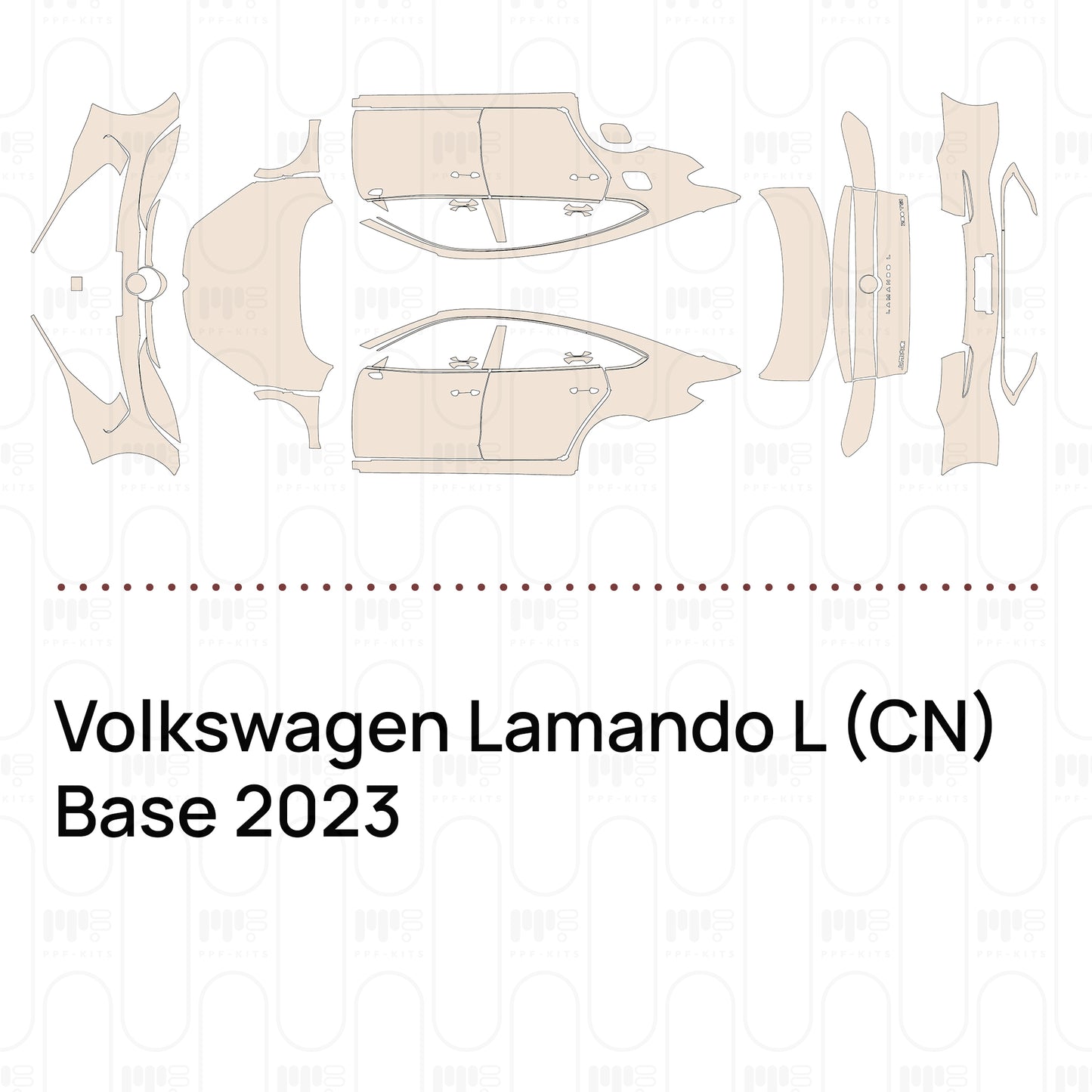 Pre-Cut PPF Volkswagen Lamando L (CN) Base 2023
