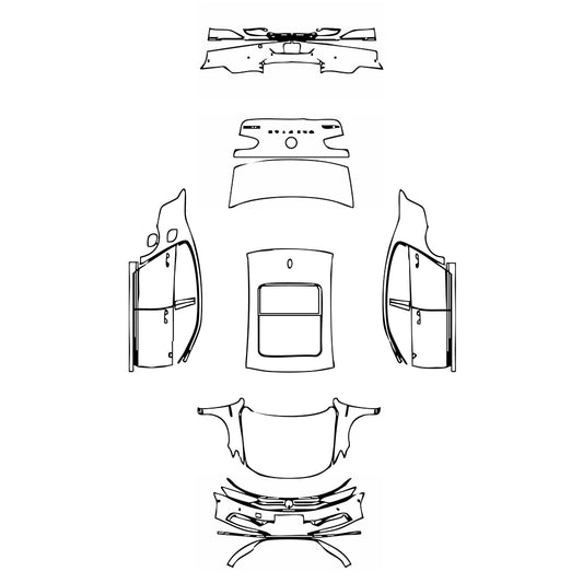 Pre-Cut PPF Volkswagen Magotan 2022 - PPF-Kits