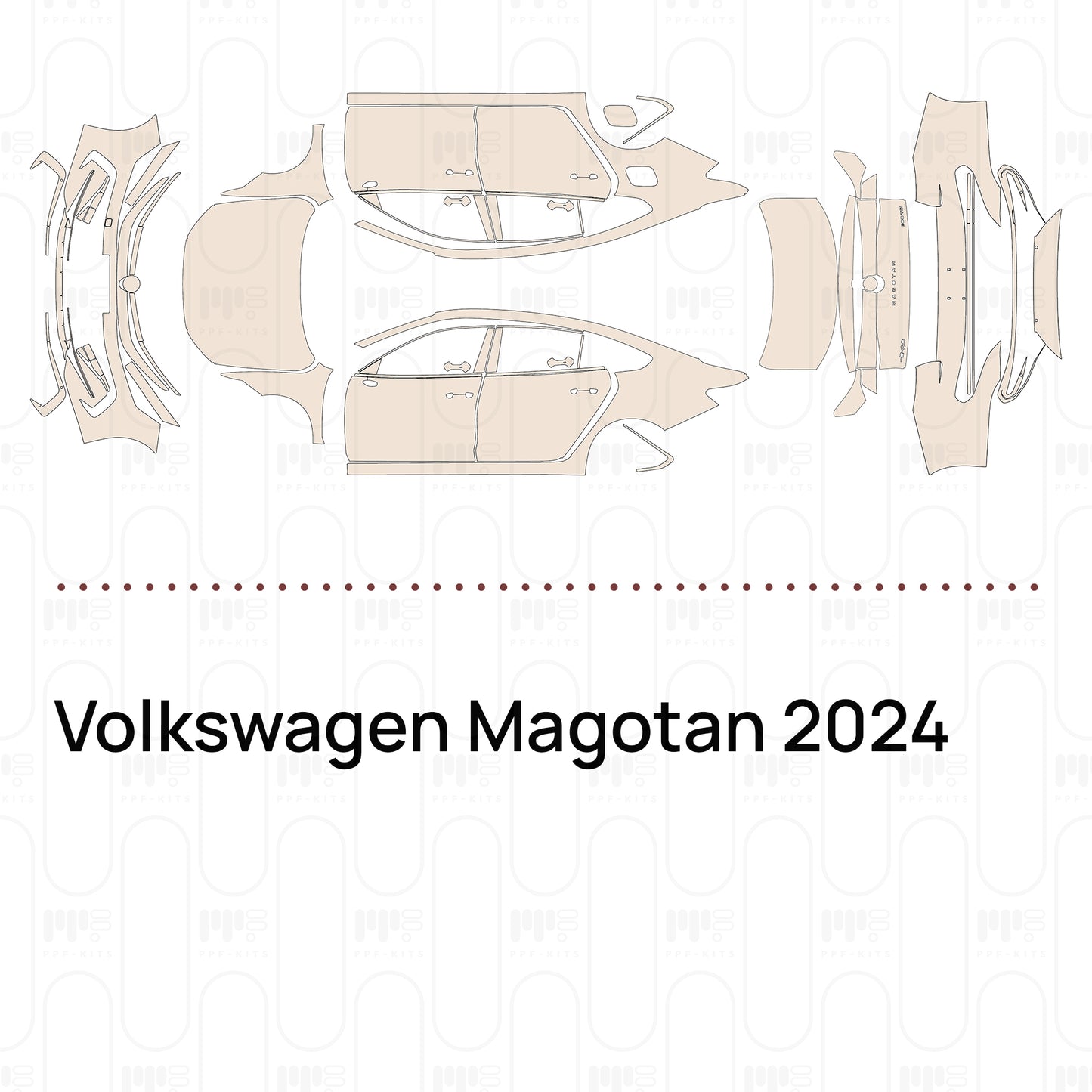 Pre-Cut PPF Volkswagen Magotan 2024