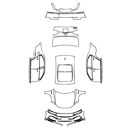 Pre-Cut PPF Volkswagen Phideon 2021 - PPF-Kits