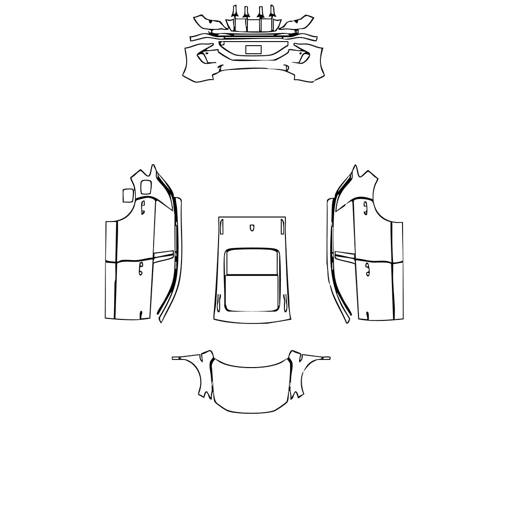 Pre-Cut PPF Volkswagen T-ROC R-line 2025 - PPF-Kits