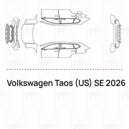 Pre-Cut PPF Volkswagen Taos (US) SE 2026