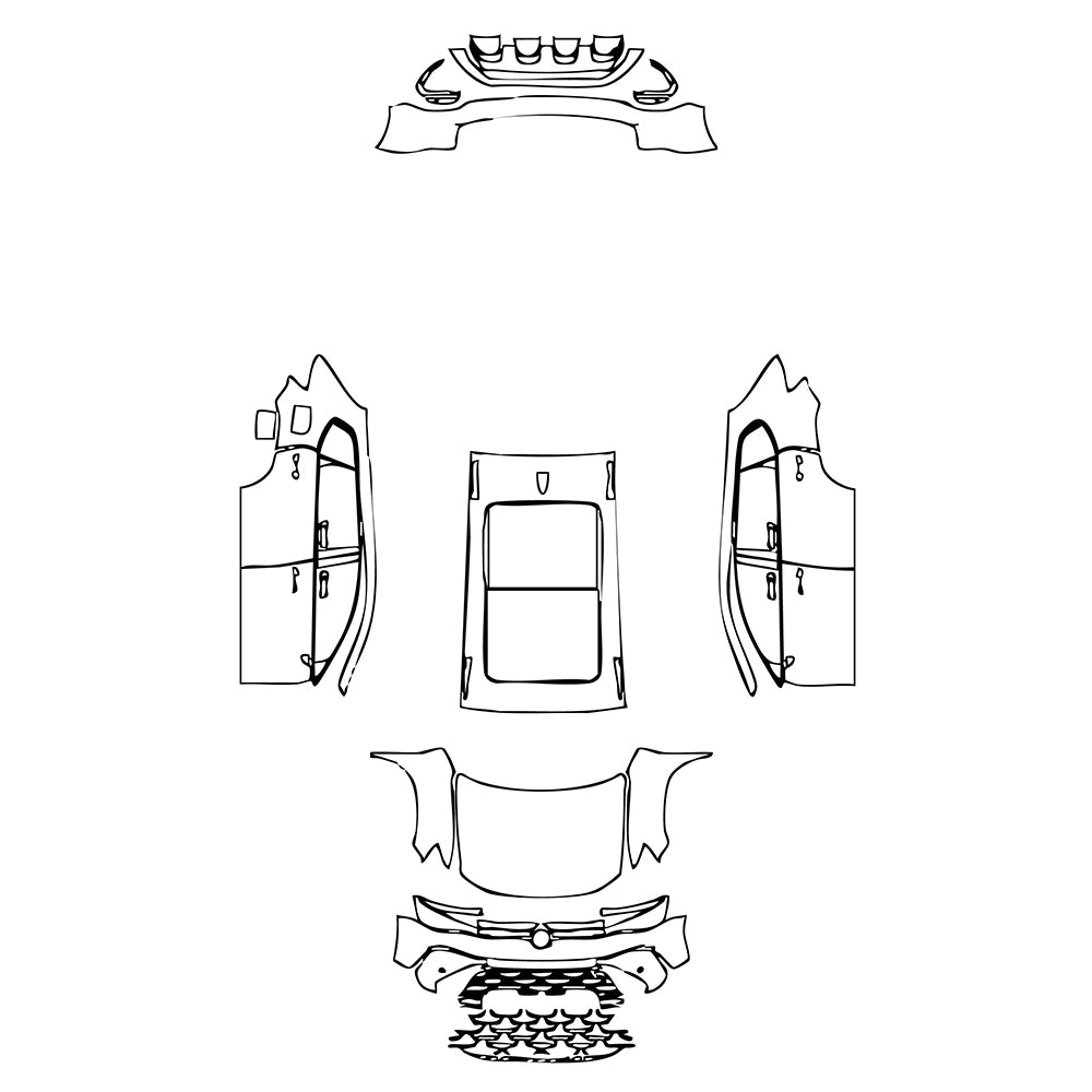 Pre-Cut PPF Volkswagen Taos (US) SE Black 2025 - PPF-Kits