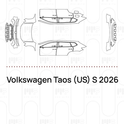 Pre-Cut PPF Volkswagen Taos (US) S 2026
