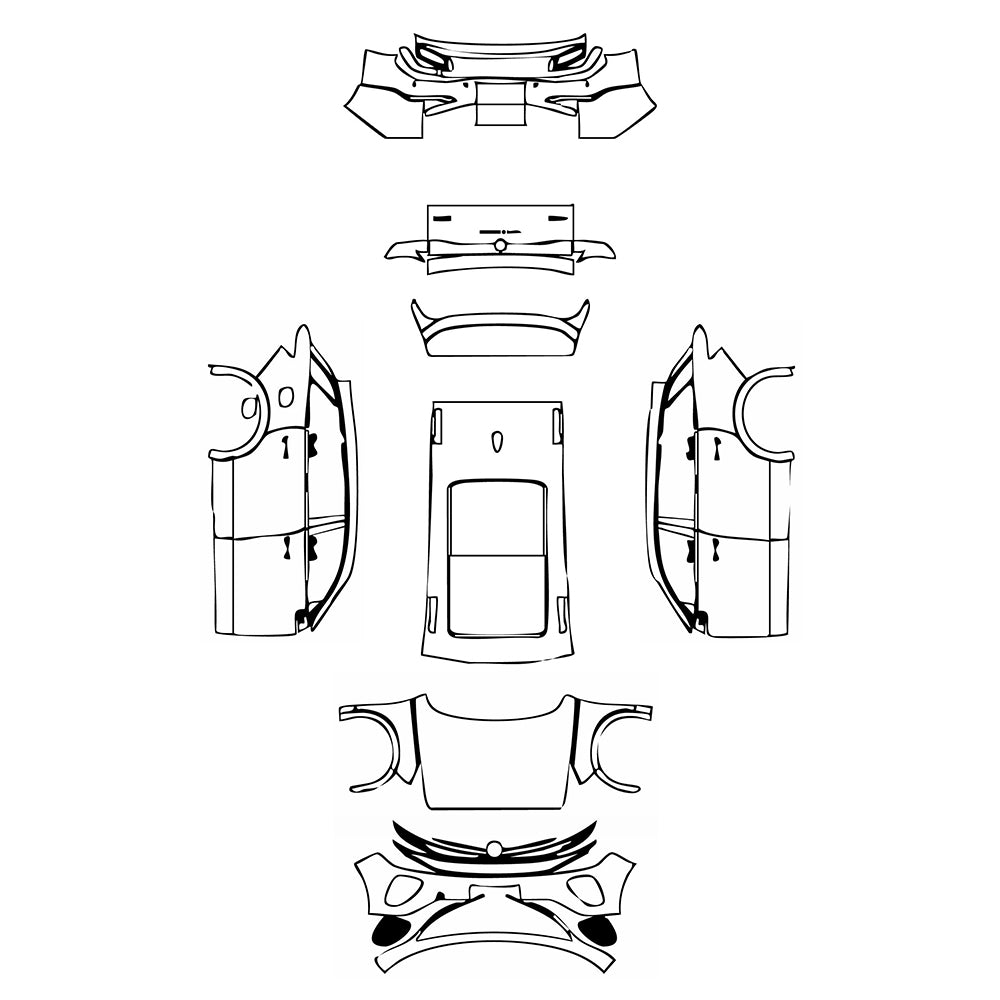 Pre-Cut PPF Volkswagen Tavendor Base 2024 - PPF-Kits