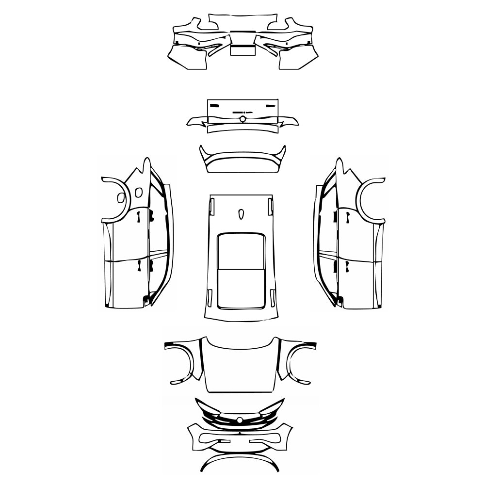 Pre-Cut PPF Volkswagen Tavendor R-Line 2023 - PPF-Kits