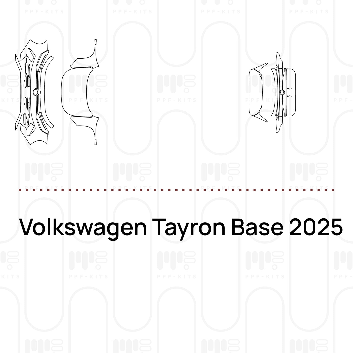 Pre-Cut PPF Volkswagen Tayron Base 2025