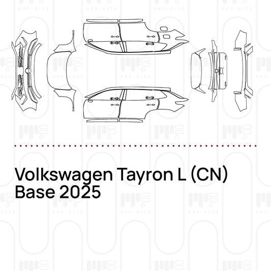 Pre-Cut PPF Volkswagen Tayron L (CN) Base 2025