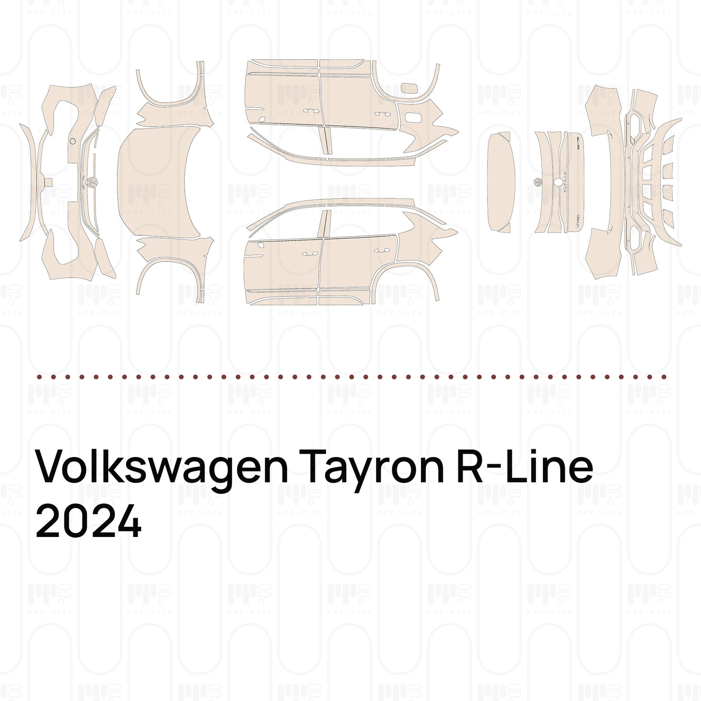 Pre-Cut PPF Volkswagen Tayron R-Line 2024