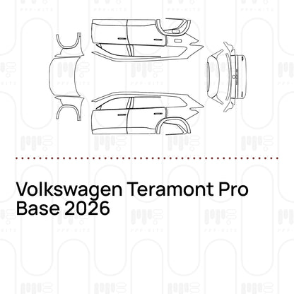 Pre-Cut PPF Volkswagen Teramont Pro Base 2026