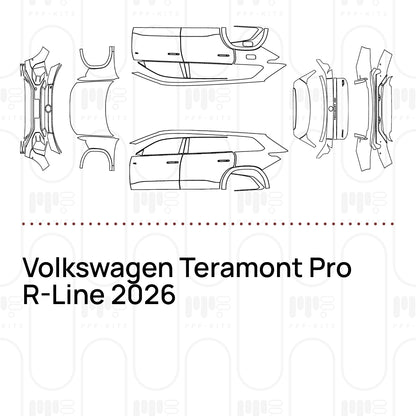 Pre-Cut PPF Volkswagen Teramont Pro R-Line 2026