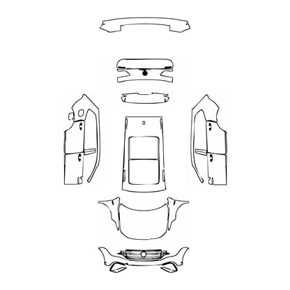 Pre-Cut PPF Volkswagen Tiguan L Base 2022 - PPF-Kits