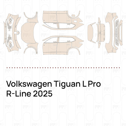 Pre-Cut PPF Volkswagen Tiguan L Pro R-Line 2025