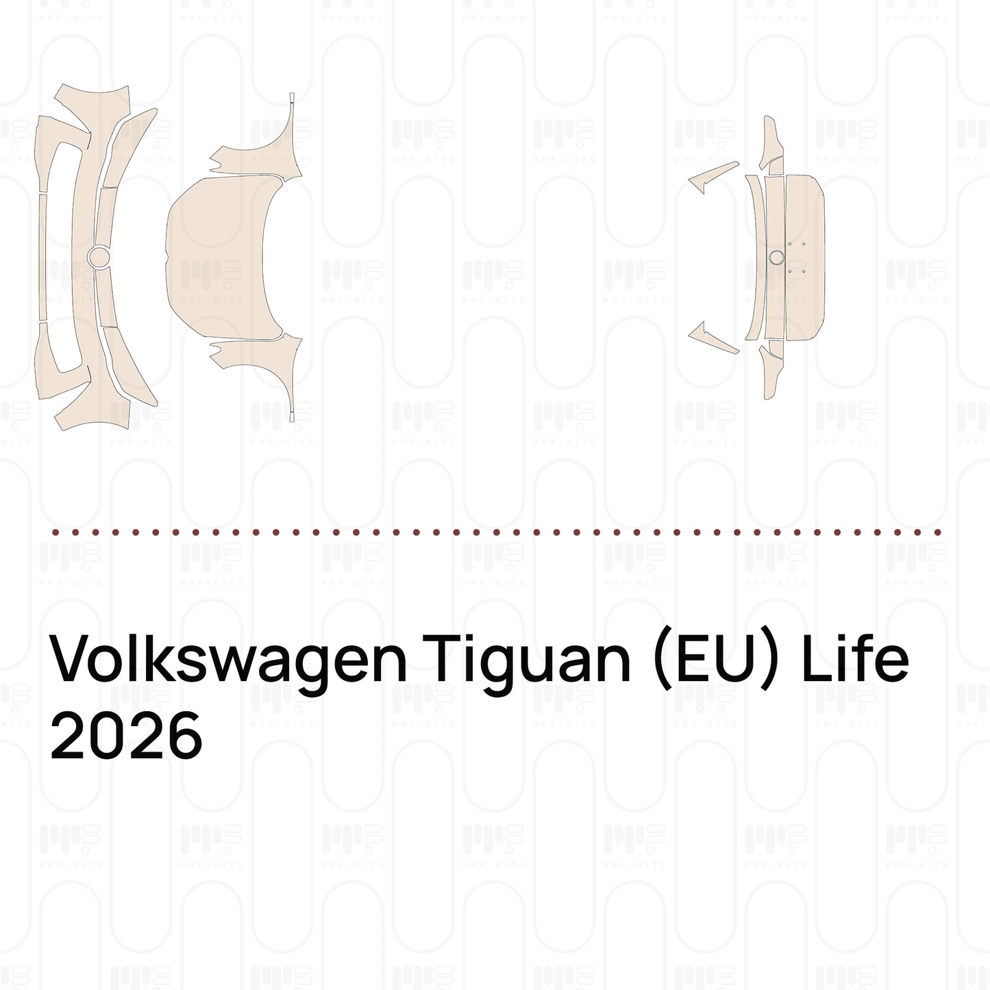 Pre-Cut PPF Volkswagen Tiguan (EU) Life 2026