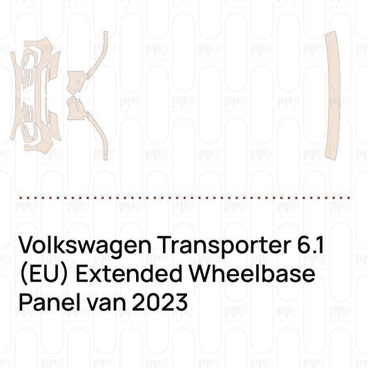 Pre-Cut PPF Volkswagen Transporter 6.1 (EU) Extended Wheelbase Panel van 2023