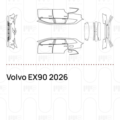 Pre-Cut PPF Volvo EX90 2026