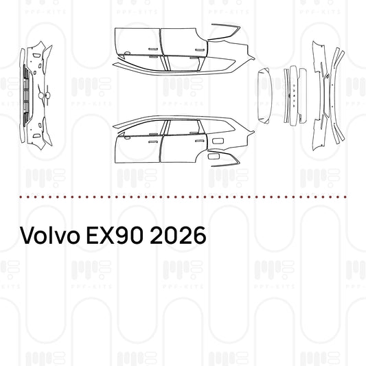 Pre-Cut PPF Volvo EX90 2026