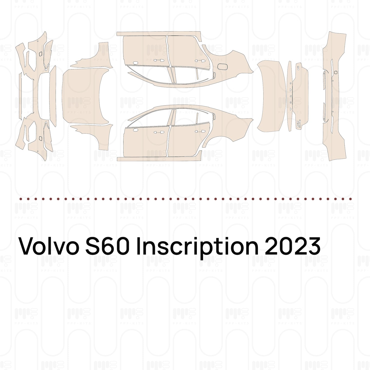 Pre-Cut PPF Volvo S60 Inscription 2023