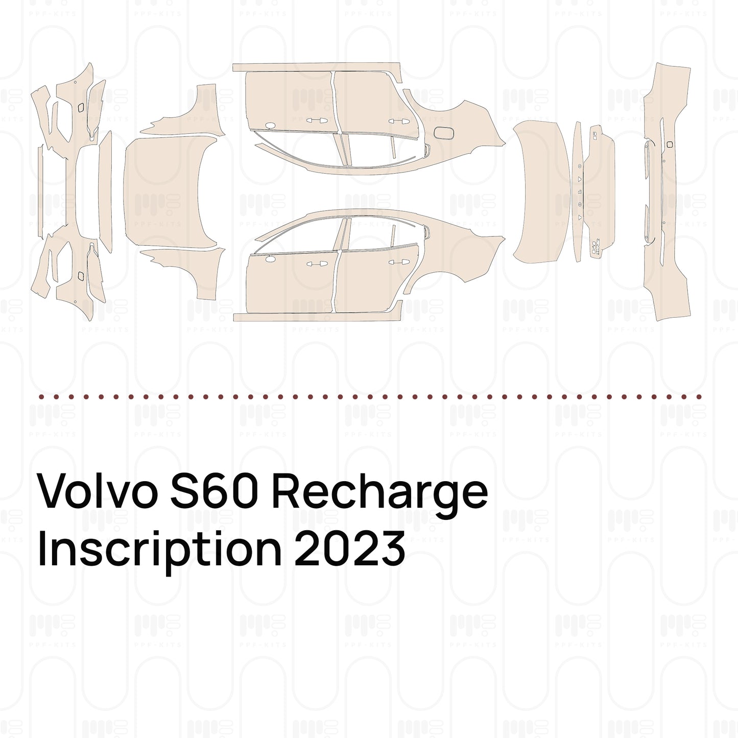 Pre-Cut PPF Volvo S60 Recharge Inscription 2023