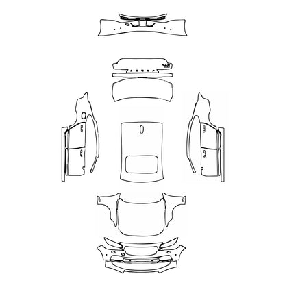 Pre-Cut PPF Volvo S90 Standard Wheelbase Inscription 2024 - PPF-Kits