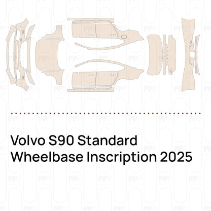 Pre-Cut PPF Volvo S90 Standard Wheelbase Inscription 2025