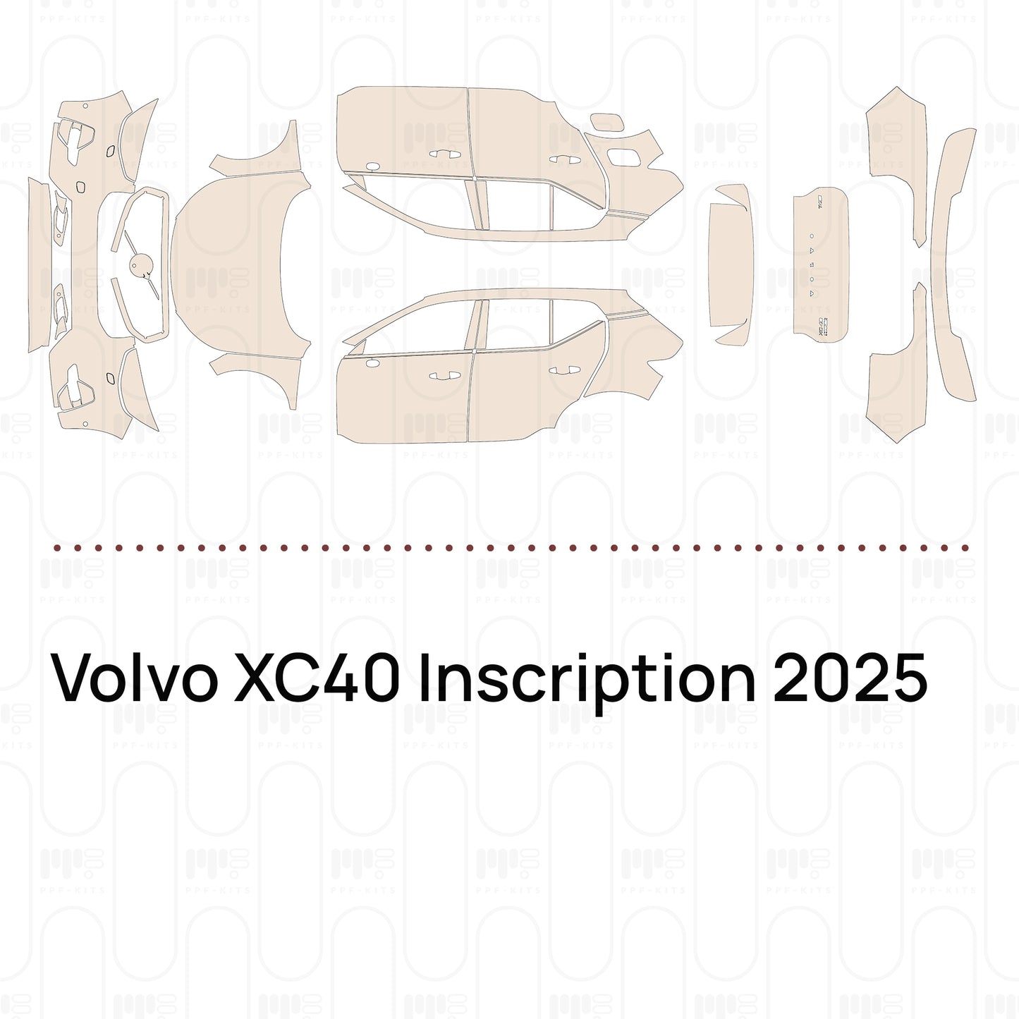 Pre-Cut PPF Volvo XC40 Inscription 2025