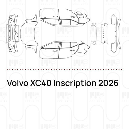 Pre-Cut PPF Volvo XC40 Inscription 2026