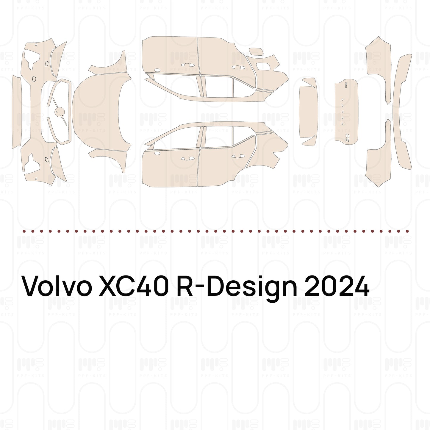 Pre-Cut PPF Volvo XC40 R-Design 2024