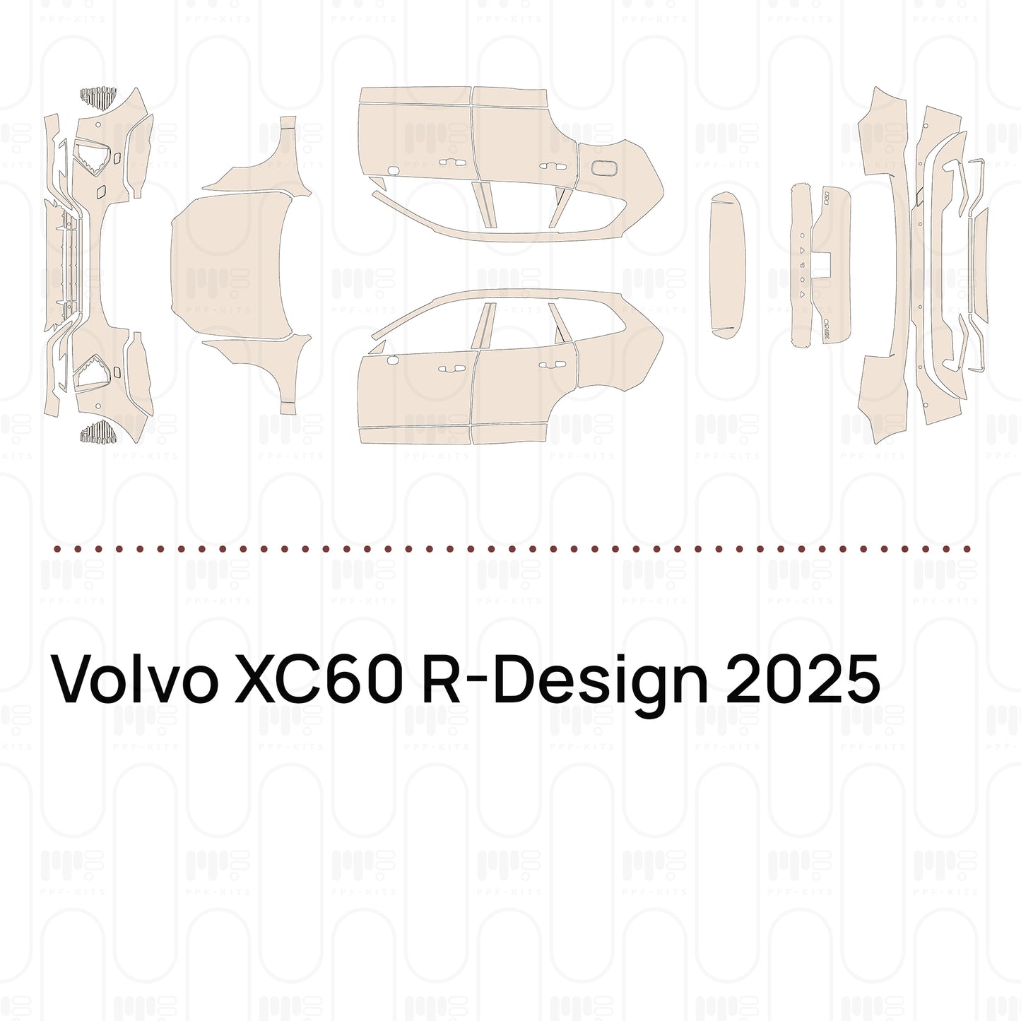 Pre-Cut PPF Volvo XC60 R-Design 2025