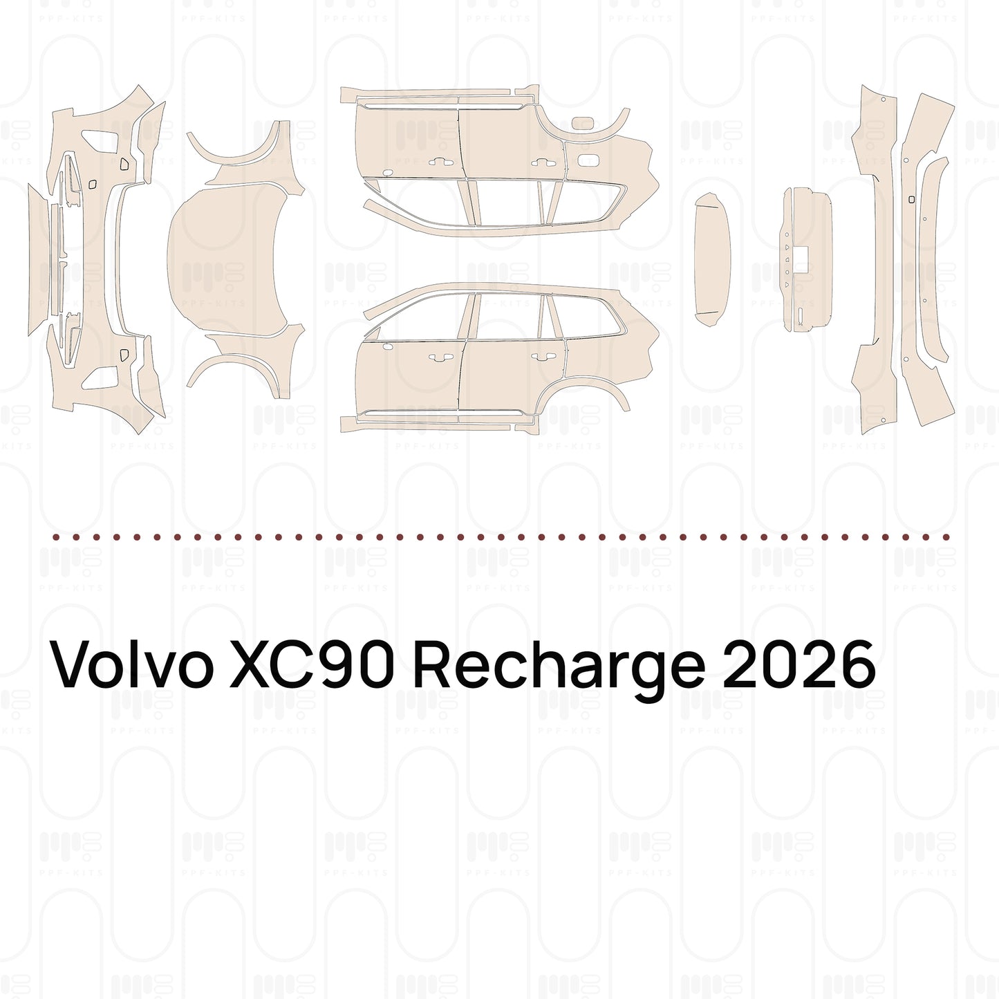 Pre-Cut PPF Volvo XC90 Recharge 2026