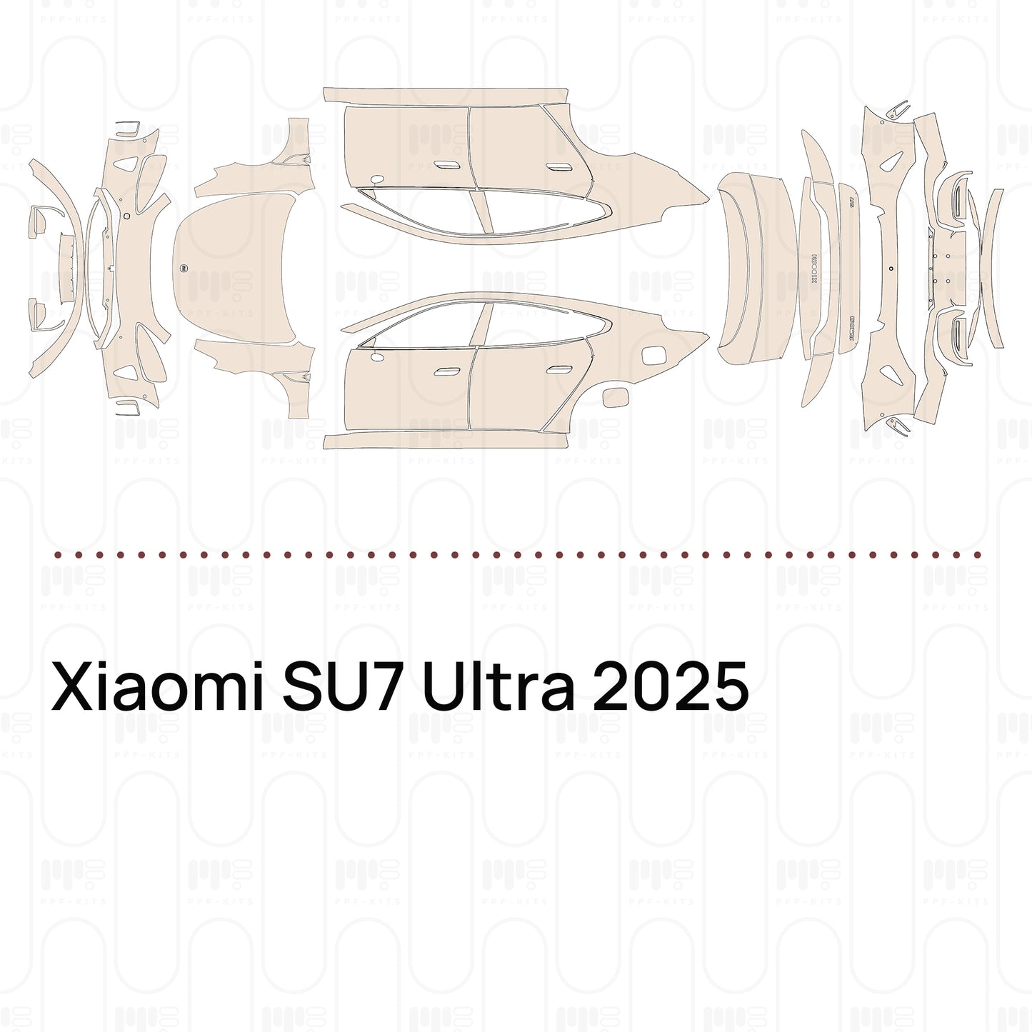 Pre-Cut PPF Xiaomi SU7 Ultra 2025