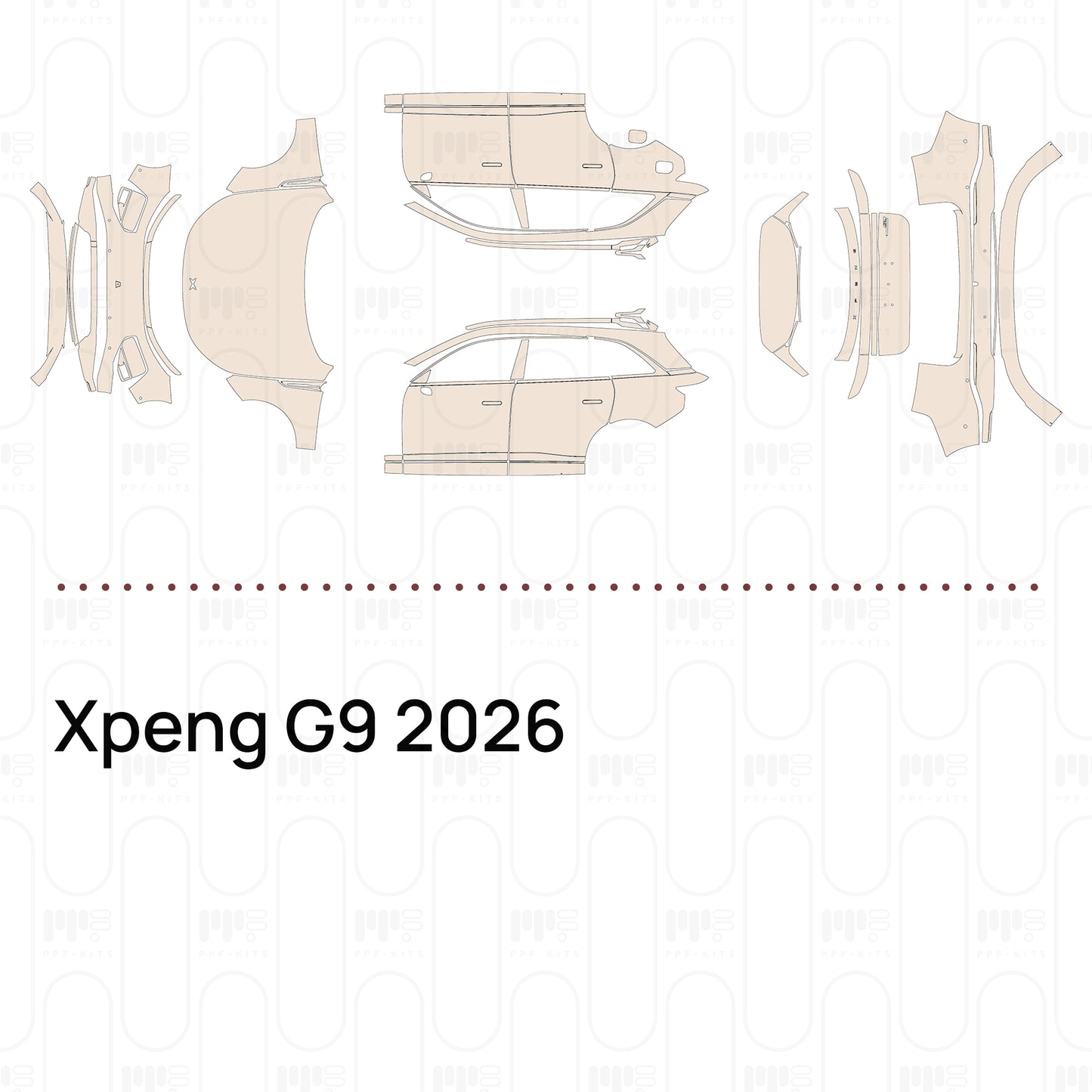 Pre-Cut PPF Xpeng G9 2026