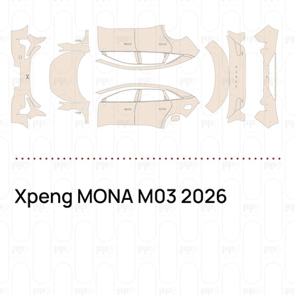 Pre-Cut PPF Xpeng MONA M03 2026