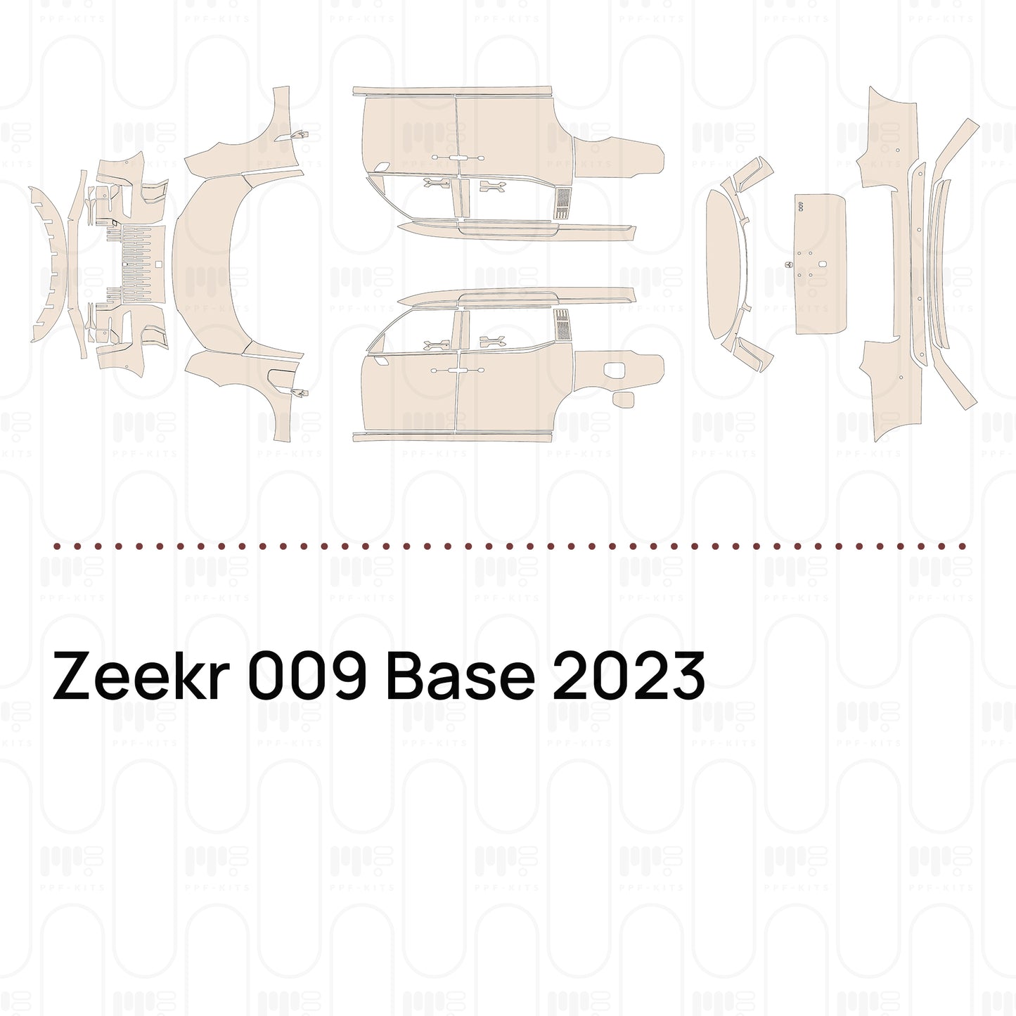Pre-Cut PPF Zeekr 009 Base 2023