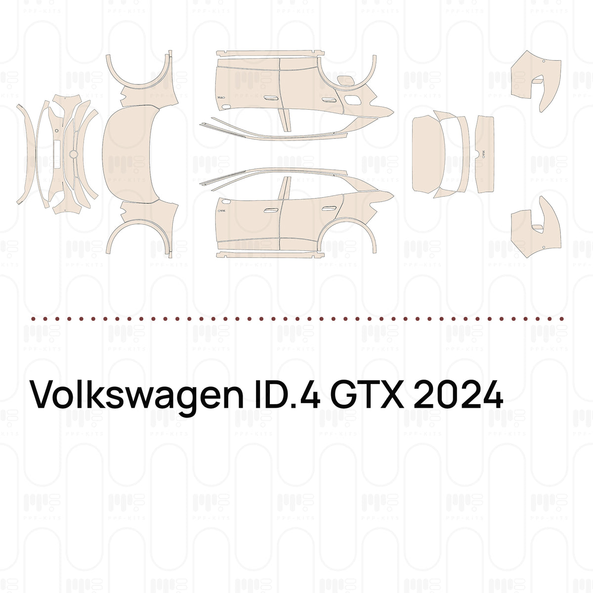 Bumper+Headlamp with license plate frame cutout, with 2 PDC (Parking Sensors)