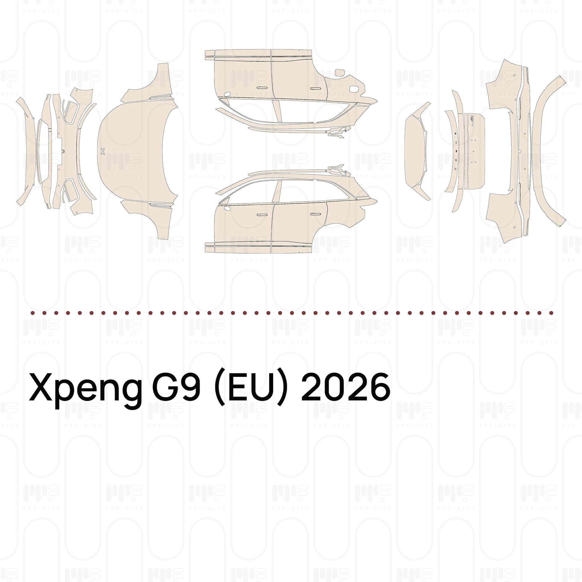 Bumper+Headlamp with 6 PDC (Parking Sensors) and 1 Camera